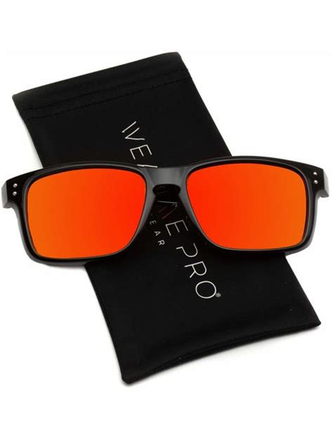 Buy Wearme Pro Premium Polarized Mirror Lens Classic Square Style Sunglasses Online Topofstyle