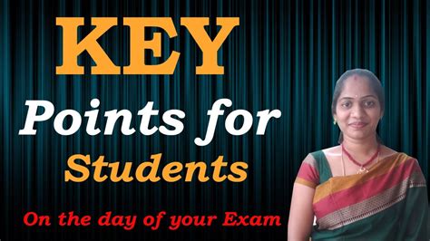 Tips for Students during Exam | Motivation for Students - YouTube