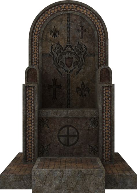 3D Throne by zememz on DeviantArt | Medieval furniture, Throne chair, Church furniture