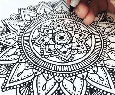 Mandala Art For Beginners How To Draw A Mandala