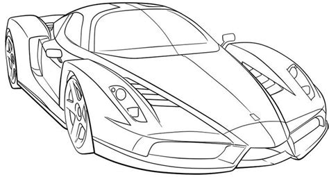 Ferrari Sport Car High Speed Coloring Page Ferrari car Sports