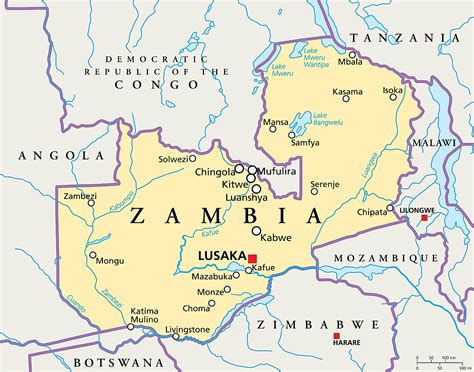 Zambia Map Geography Of Zambia Map Of Zambia Worldatlas Reverasite