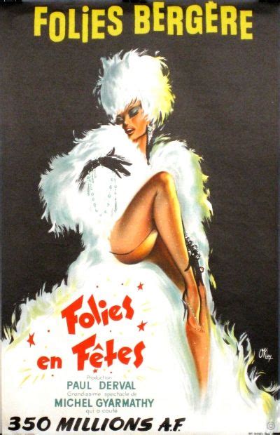 Low prices on ebay · we have everything · >80% items are new Folies Bergeres Folies en fete original poster by Okley ...