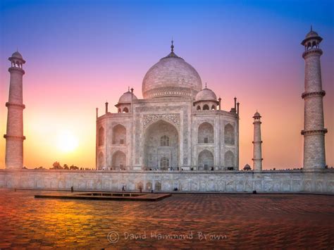 Taj Sunrise Taj Mahal India David Hammond Brown
