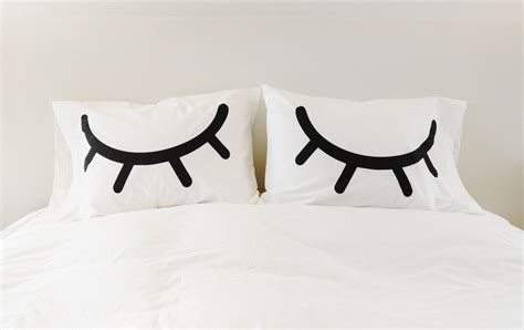 It can also be used to describe a person who looks at someone else with lust. Sleepy Eyes Pillowcase Gift Closed Eyes Eyelash Pillowcase ...