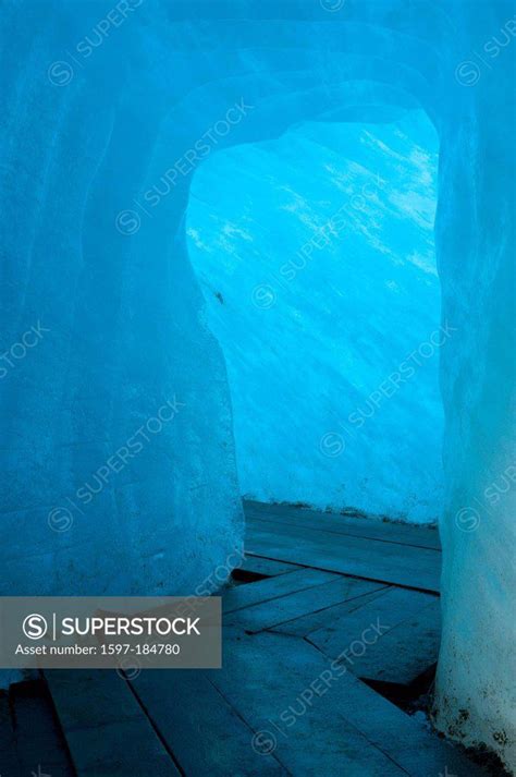 Alps Mountain Ice Natural Ice Cave Europe Mountains Glacier