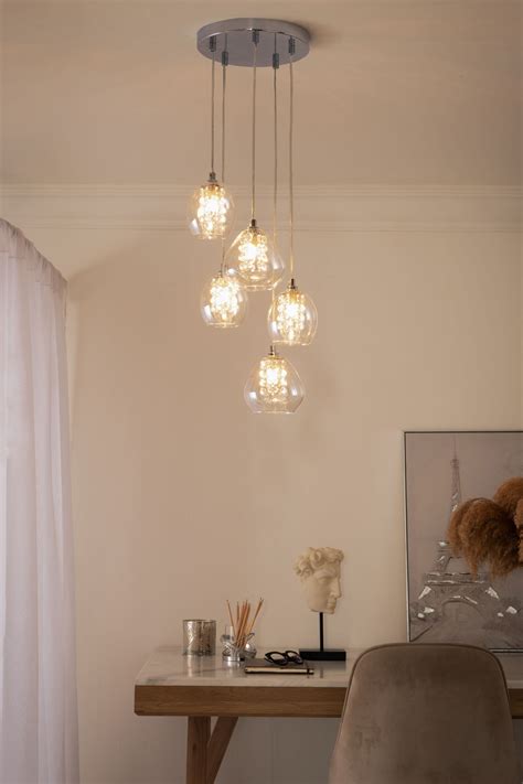 Buy Clear Bella 5 Light Cluster Ceiling Light From The Next Uk Online Shop