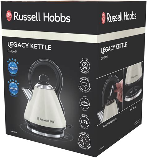 Russell Hobbs Rhk122crm Legacy Kettle Cream At The Good Guys