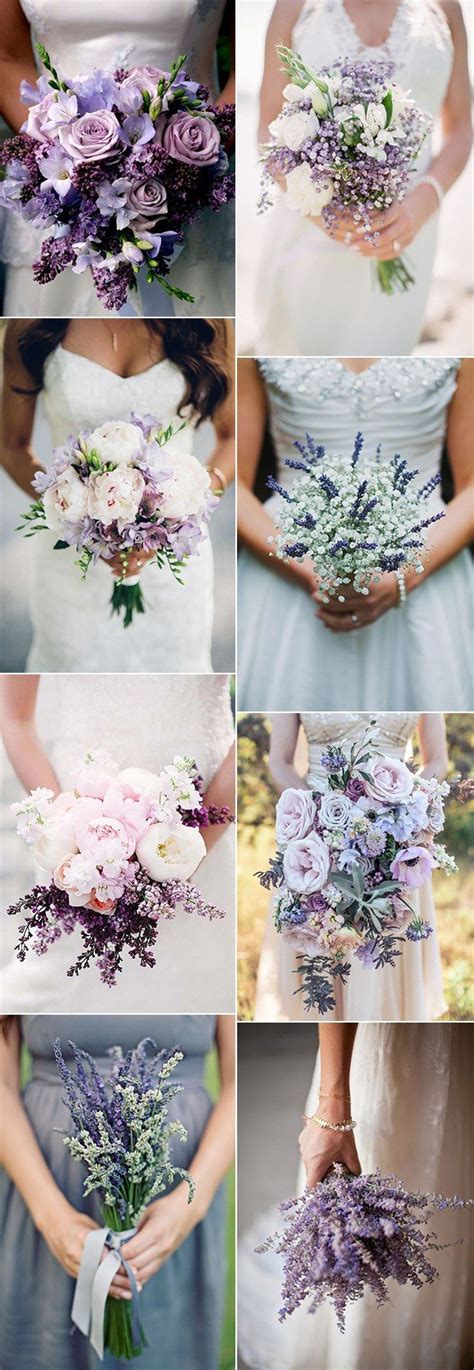 Lavender Themed Wedding Bouquet Ideas Colors For Wedding