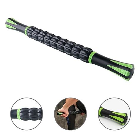 Gear Shaped Muscle Massage Roller Stick Muscles Fascia Relaxation Tool Fitness Relax In Massage