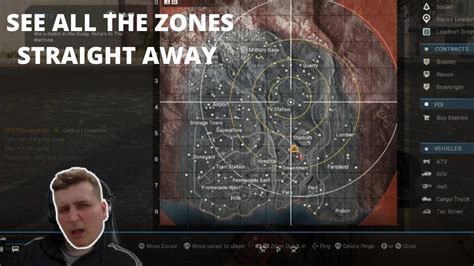 How To See All Zones On Warzone Call Of Duty Modern Warfare Youtube