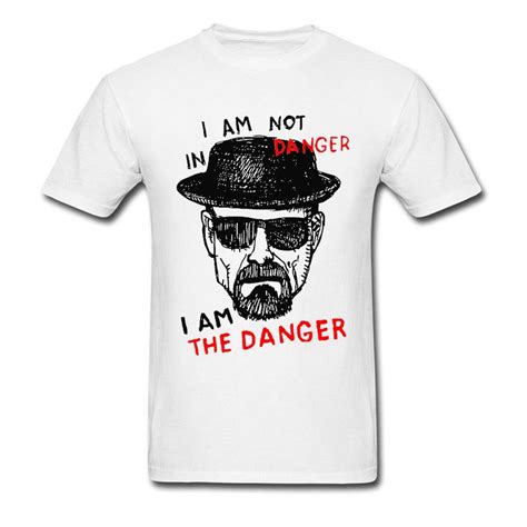 Breaking Bad T Shirt For Adult Men I Am The Danger T Shirt Funny Saying