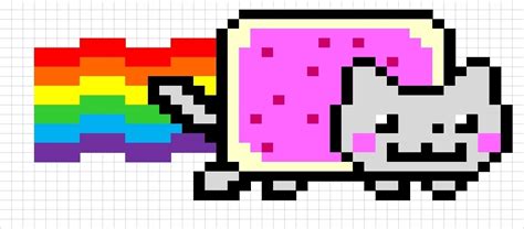 Pixel Art Minecraft Nyan Cat