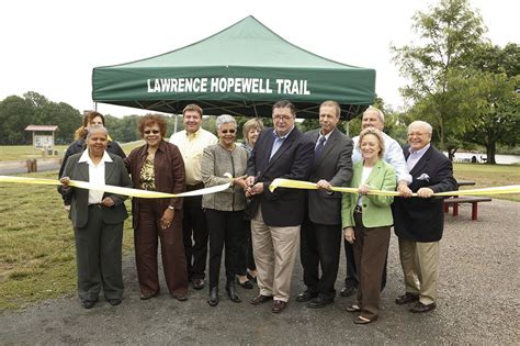 Ribbon Cutting Ceremony Held For Lawrence Hopewell Trail