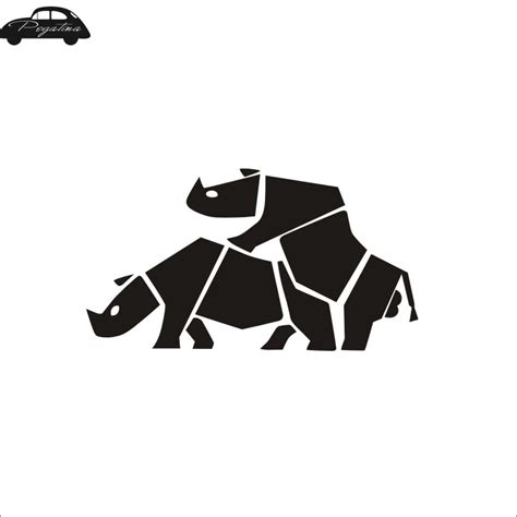 Pegatina Sexy Girl Rhinoceros Mating Sex Decal Beauty Sex Funny Car