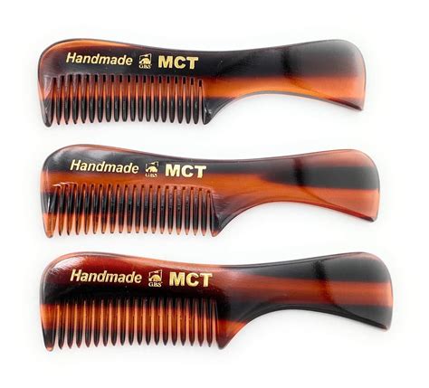 G B S Mct Beard And Mustache Comb For Men Grooming Pack Of 3