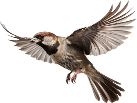 Ai Generated Flying Sparrow Png 35594536 Png
