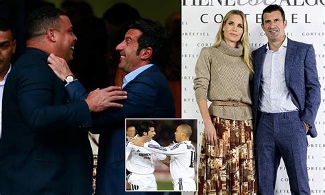 luis figo insists he forgives old team mate ronaldo for making crass wife dressing room comment