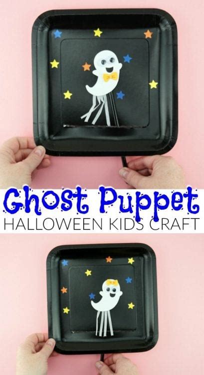 Playful Halloween Ghost Craft I Heart Crafty Things