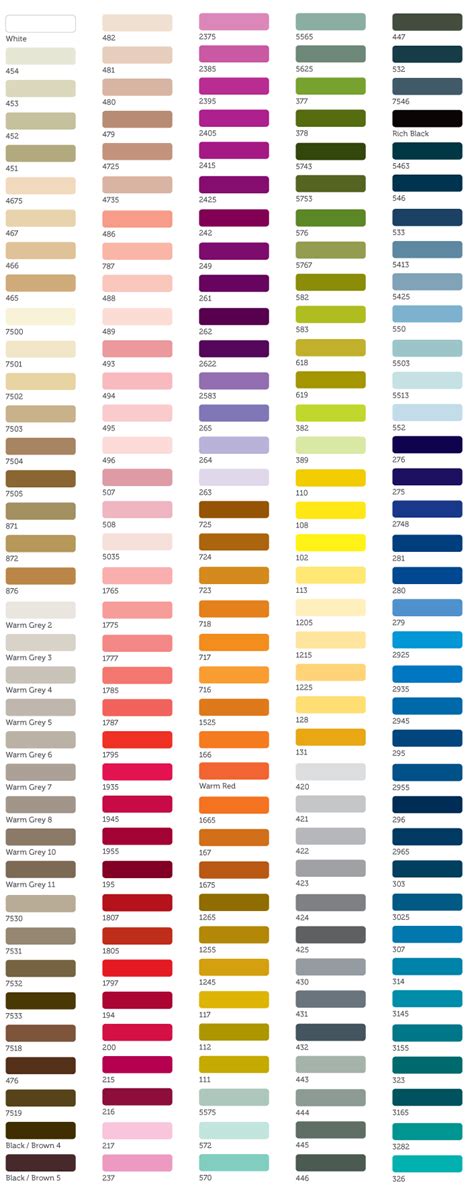 Pantone Matching System Color Or Pms Colors Colour Wyvr Robtowner