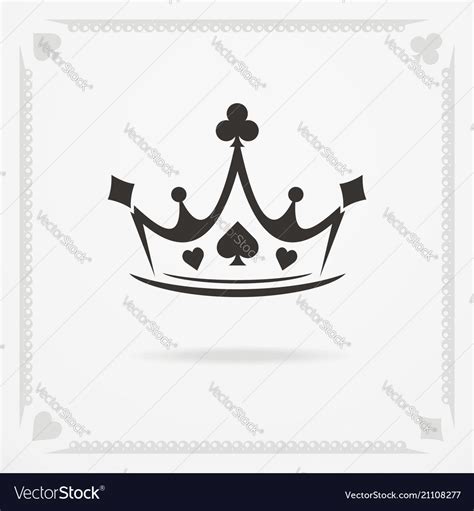 King Crown Symbol Royalty Free Vector Image Vectorstock