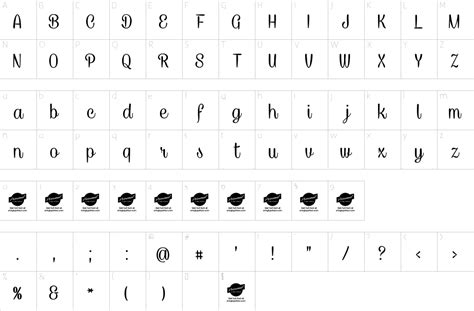 Font Character Map Printable Free Printable Templates