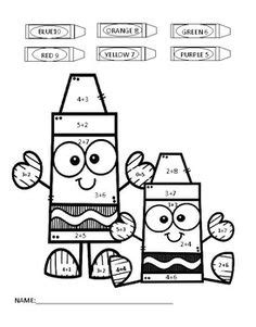 In this coloring tutorial, guest blogger, cristin april frey will show you how to create beautiful watercolor effects using cheap crayola markers and water. Crayon Packing - Addition coloring page | Math | Crayola ...