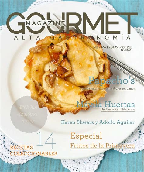 A la vanguardia del diseño + funcionalidad. REVISTA GOURMET EDICION 8 | Revistas de cocina, Recetas de ...