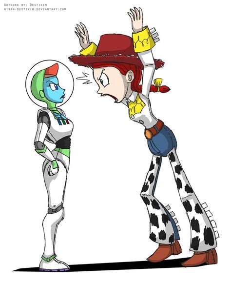 Instead Of It Being Woody And Buzz Its Jessie Screaming You Are A Toy At Mira Nova Disney