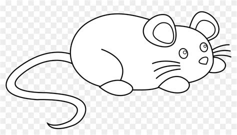 Whiskers Clipart Little Mouse Cute Rat Cartoon Black And