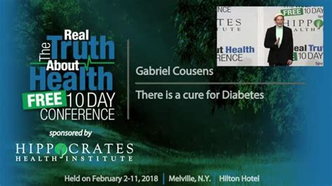 There Is A Cure For Diabetes Gabriel Cousens