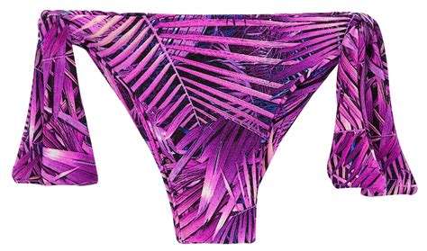 Purple Side Tie Bikini Bottom Bottom Ultra Violet Transpassado Rio