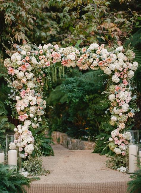 Jul 14, 2020 · as shown, her wedding ceremony site—complete with modern acrylic chairs and an arch of moss, greenery, and alliums—proves that both can, in fact, be accomplished. Top 20 Floral Wedding Arch Canopy Ideas | Deer Pearl Flowers