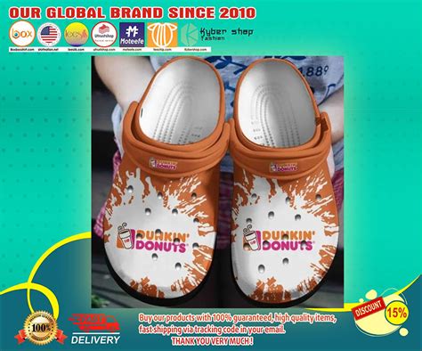 Dunkin', also known as dunkin' donuts, is an american multinational coffee and doughnut company. Dunkin' donut crocband crocs shoes