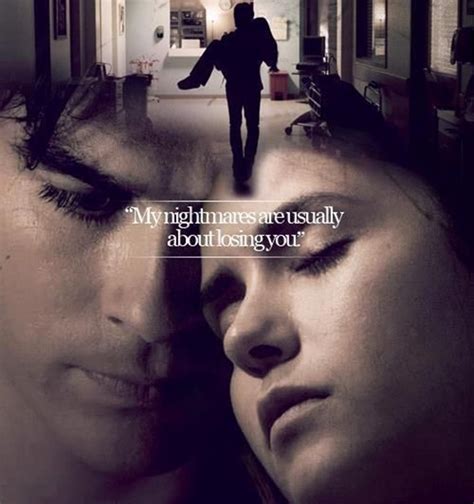 The relationship between the cured vampire/human doppelgänger, elena gilbert and the cured vampire/human, damon salvatore, is a complicated, but a popular and powerful romantic pairing. 40 Fantastic Vampire Diaries Quotes