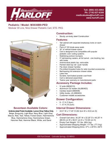 Pediatric Resuscitation Cart Pediatric Code Cart Harloff Pdf
