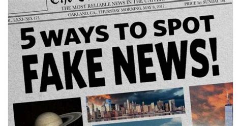 5 Ways To Spot Fake News Common Sense Media