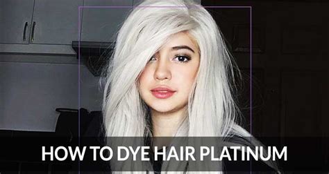 How To Dye Hair Platinum Ultimate Guide Sustainable Sd