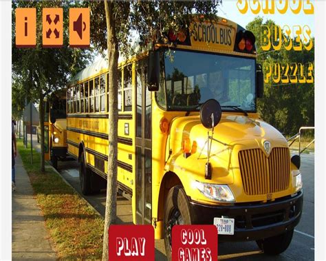 ⭐ School Buses Puzzle Game Play School Buses Puzzle Online For Free