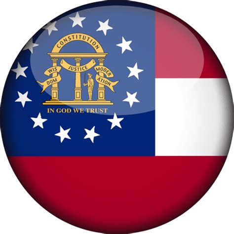 Georgia State Flag Clipart Country Flags