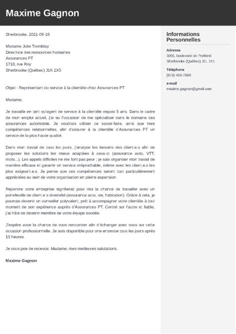 Lettre de présentation  comment la rédiger ? (10 exemples) (2023)