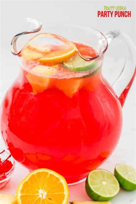 Fruity Vodka Party Punch Crazy For Crust