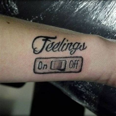 Forearm Tattoo Of A Switch To Turn On The Feelings By Tattoos