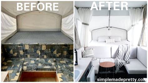 Pop Up Camper Remodel On A Budget Simple Made Pretty