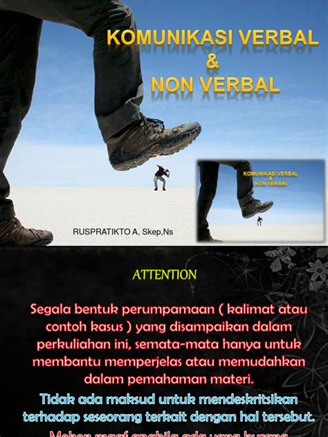 For more information and source, see on this link : komunikasi VERBAL - NON VERBAL