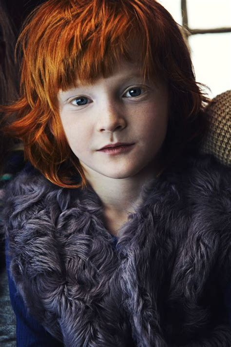 Danish Kid Ginger Hair Beautiful Children Red Hair
