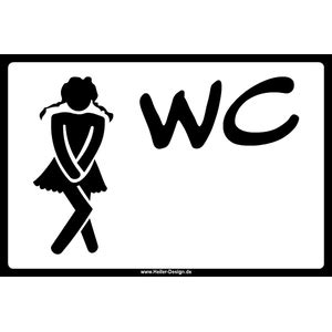 Schilder Verbotsschilder Schild Clo Klo Toiletten WC ...