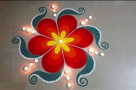 25 Beautiful Simple And Easy Rangoli Designs For Diwali 2018
