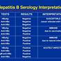 Interpretation Of Hep B Serology