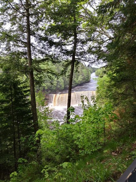 River Rapids Falls Waterfall White River Tahquamenon Falls State Park